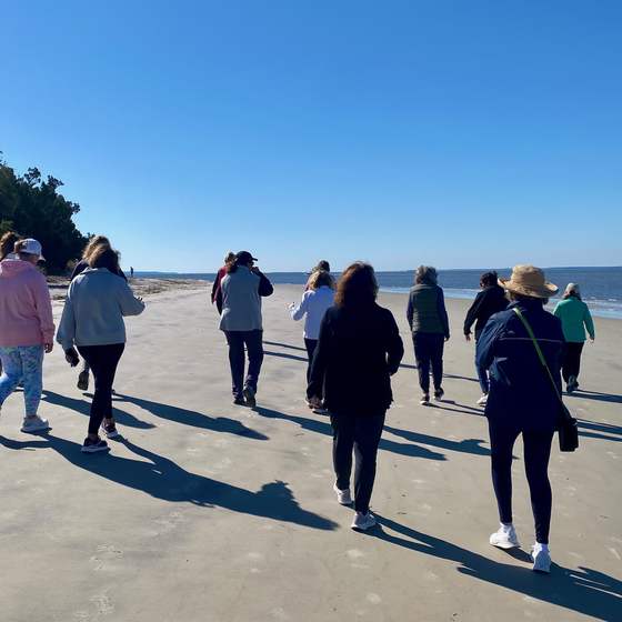 Beach Walk & Yoga